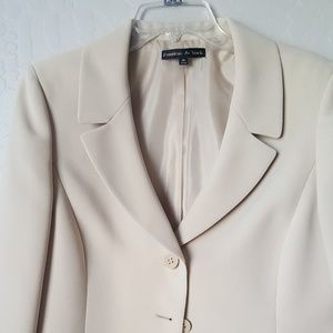 Cream colored blazer